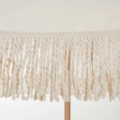 Strandschirm Mit Fransen Ø180cm BOHO LOUNGE In Creme -Garten - Balkon Store butlers strandschirm mit fransen o180cm boho lounge in creme 7