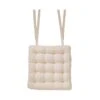 Stuhlkissen Mit Bändchen L 35 X B 37cm SOLID In Creme 2 Stuhlkissen Mit Bändchen L 35 X B 37cm SOLID In Creme -Garten - Balkon Store butlers stuhlkissen mit bandchen l 35 x b 37cm solid in creme
