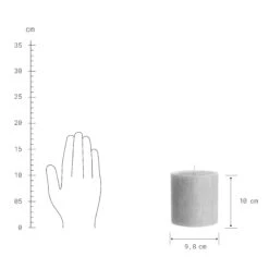 Stumpenkerze Höhe 10cm RUSTIC In Grau 7 Stumpenkerze Höhe 10cm RUSTIC In Grau -Garten - Balkon Store butlers stumpenkerze hohe 10cm rustic in grau 2