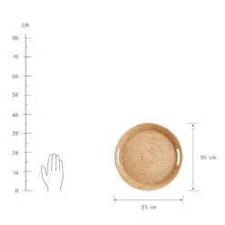 Tablett L 35 X B 6cm RONDA In Natur 9 Tablett L 35 X B 6cm RONDA In Natur -Garten - Balkon Store butlers tablett l 35 x b 6cm ronda in natur 2