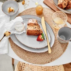 Teller-Set 8-tlg. FINCA In Grau -Garten - Balkon Store butlers teller set 8 tlg finca in grau 9