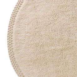 Teppich Hochflor Mit Makramé Ø120cm BOHO LOUNGE In Beige -Garten - Balkon Store butlers teppich hochflor mit makrame o120cm boho lounge in beige 5