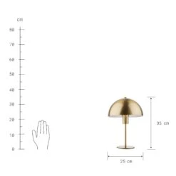 Tischlampe TOPEE In Gold -Garten - Balkon Store butlers tischlampe topee in gold 3