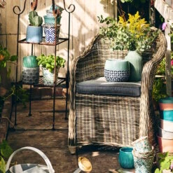 Vase 23cm HANAMI In Pastellgrün -Garten - Balkon Store butlers vase 23cm hanami in pastellgrun 3