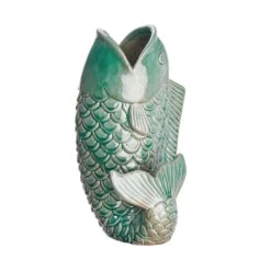 Vase Höhe 26cm KOI In Salbei 11 Vase Höhe 26cm KOI In Salbei -Garten - Balkon Store butlers vase hohe 26cm koi in salbei 2