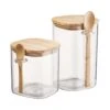 Vorratsglas-Set 2-tlg. COMPOSITION In Transparent-Natur 1 Vorratsglas-Set 2-tlg. COMPOSITION In Transparent-Natur -Garten - Balkon Store butlers vorratsglas set 2 tlg composition in transparent natur