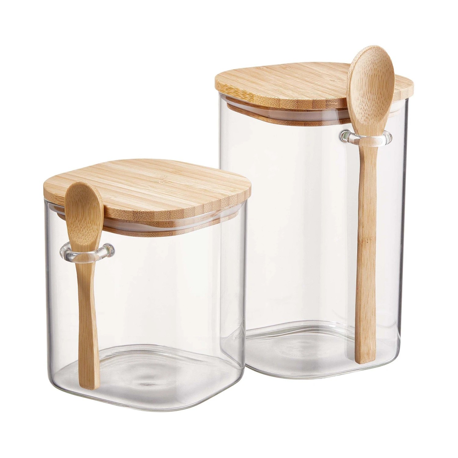 Vorratsglas-Set 2-tlg. COMPOSITION In Transparent-Natur 3 Vorratsglas-Set 2-tlg. COMPOSITION In Transparent-Natur