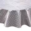 Wachstischdecke Punkte Ø 140 Cm WATERPROOF In Grau 1 Wachstischdecke Punkte Ø 140 Cm WATERPROOF In Grau -Garten - Balkon Store butlers wachstischdecke punkte o 140 cm waterproof in grau