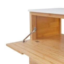 Waschbeckenunterschrank Mit Schublade WHITE SANDS In Natur-Weiß -Garten - Balkon Store butlers waschbeckenunterschrank mit schublade white sands in natur weiss 13