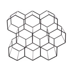 Weinregal Für 9 Flaschen L 36 X H 30cm CUBICLE In Schwarz -Garten - Balkon Store butlers weinregal fur 9 flaschen l 36 x h 30cm cubicle in schwarz 2