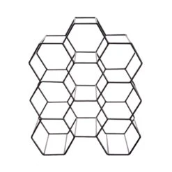 Weinregal Für 9 Flaschen L 36 X H 30cm CUBICLE In Schwarz -Garten - Balkon Store butlers weinregal fur 9 flaschen l 36 x h 30cm cubicle in schwarz 4