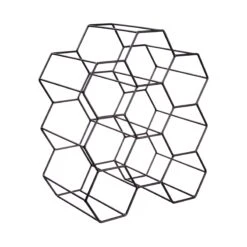 Weinregal Für 9 Flaschen L 36 X H 30cm CUBICLE In Schwarz -Garten - Balkon Store butlers weinregal fur 9 flaschen l 36 x h 30cm cubicle in schwarz 5