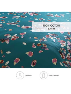 Cacharel Satin-Bettwäsche-Set "Aurore" In Petrol 13 Cacharel Satin-Bettwäsche-Set "Aurore" In Petrol -Garten - Balkon Store cacharel satin bettwasche set aurore in petrol 5