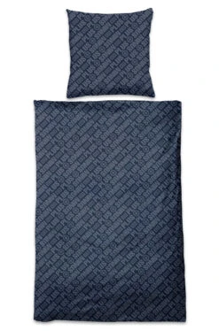 Chiemsee Bettwäscheset Barbados In Jeansblau Und Marine -Garten - Balkon Store chiemsee bettwascheset barbados in jeansblau und marine 3