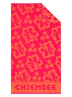 Chiemsee Strandtuch "Honolulu" In Pink/ Orange