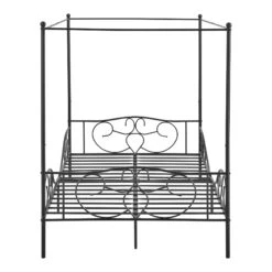 Himmelbett Finström In Schwarz (B)140cm 11 Himmelbett Finström In Schwarz (B)140cm -Garten - Balkon Store en casa himmelbett finstrom in schwarz b 140cm 3