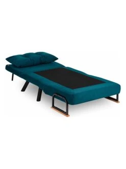 Schlafsessel "Sando" In Petrol - (B)60 X (H)78 X (T)78 Cm -Garten - Balkon Store evila schlafsessel sando in petrol b 60 x h 78 x t 78 cm 3