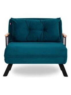 Schlafsessel "Sando" In Petrol - (B)60 X (H)78 X (T)78 Cm -Garten - Balkon Store evila schlafsessel sando in petrol b 60 x h 78 x t 78 cm 4