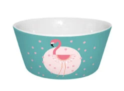 Müslischale Flamingo In Türkis - 400 Ml