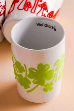 Glücksbotschafter Becher "touch! Kleeblatt" In Apfelgrün - 0,35 L -Garten - Balkon Store kahla glucksbotschafter becher touch kleeblatt in apfelgrun 0 35 l 4