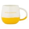 Tasse "Hello Sunshine" In Weiß/ Gelb - 350 Ml -Garten - Balkon Store priceandkensington tasse hello sunshine in weiss gelb 350 ml