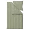 Bettwäsche Classic Stripe 135x200cm In Olive 1 Bettwäsche Classic Stripe 135x200cm In Olive -Garten - Balkon Store sodahl bettwasche classic stripe 135x200cm in olive