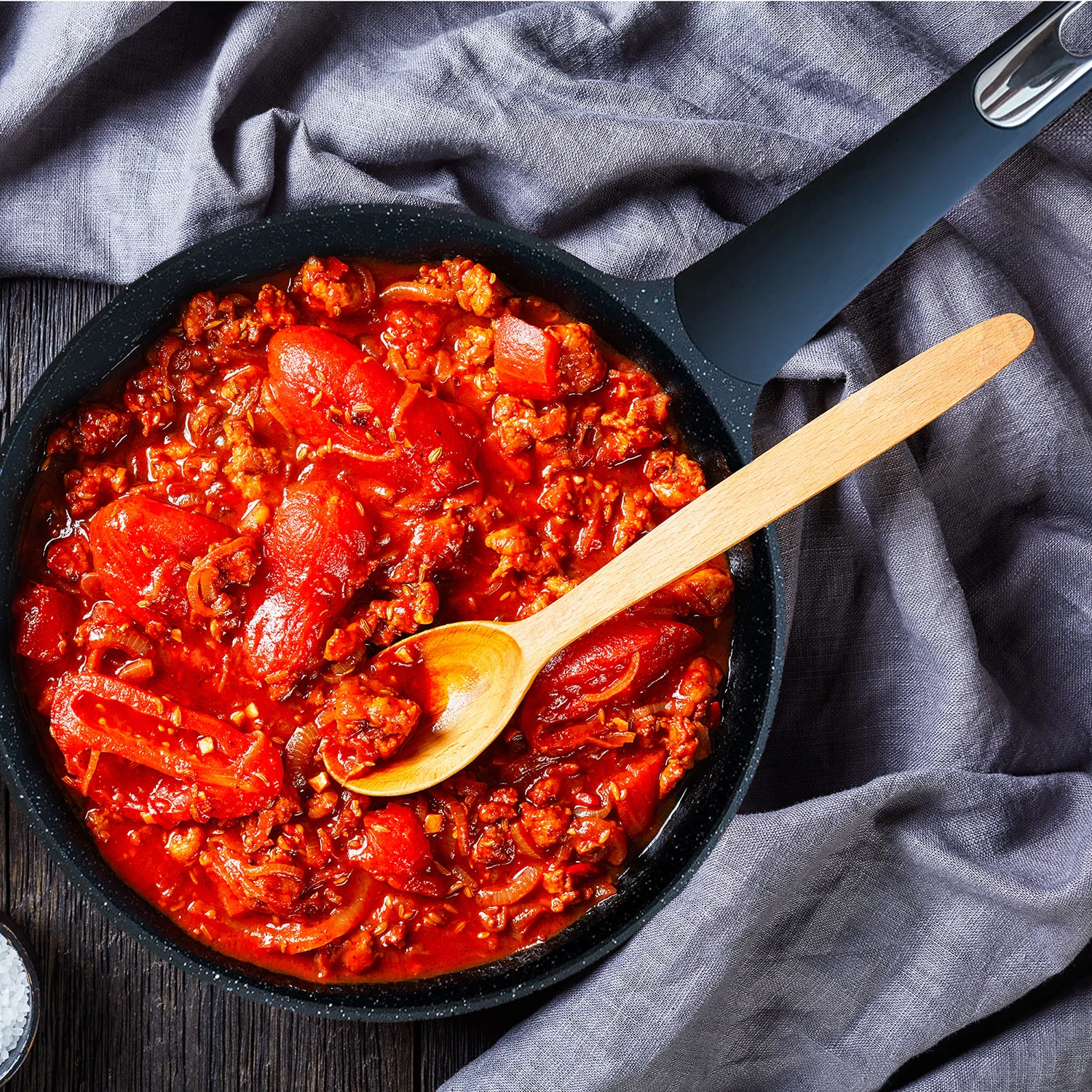 Antihaft-Aluminiumguss-Pfanne Die Mittlere Ø 28 Cm 4 Antihaft-Aluminiumguss-Pfanne Die Mittlere Ø 28 Cm – Bild 2