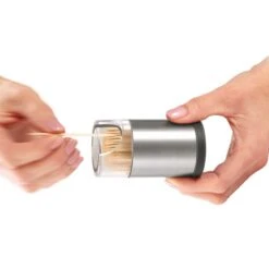 Zahnstocherspender GrandCHEF In Silber -Garten - Balkon Store tescoma zahnstocherspender grandchef in silber 2