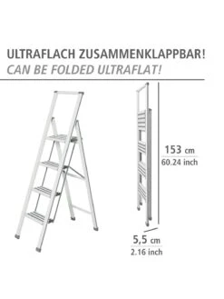 Wenko Alu-Design Klapptrittleiter 4-stufig Weiß In Weiß 26 Wenko Alu-Design Klapptrittleiter 4-stufig Weiß In Weiß -Garten - Balkon Store wenko alu design klapptrittleiter 4 stufig weiss in weiss 4
