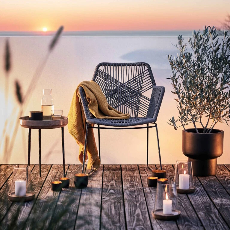 Garten - Balkon Store -Garten - Balkon Store butlers gartensessel cordee in dunkelgrau 1 768x768 1